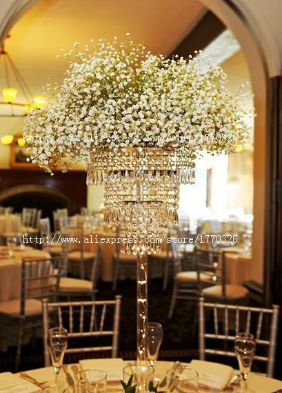 

Acrylic Wedding Centerpiece Flower Stand 70cm Tall For Wedding Decoration Event Party Decoration 3 Pcs A Set