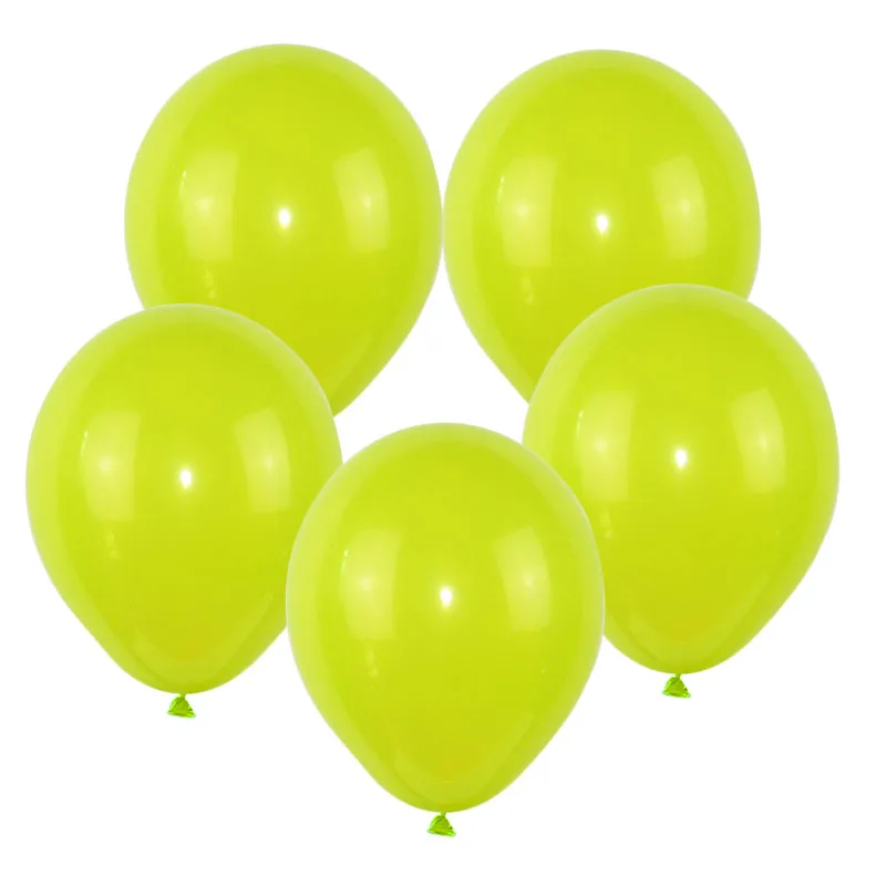 Воздушные шары на день рождения для мальчиков, вечерние шары в виде динозавра, животных, джунглей, Декоративные искусственные тропические Пальмовые Листья - Цвет: 10pcs green balloon1
