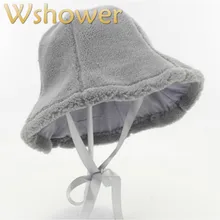 Зимние Панама для женщин утолщенные теплые весна-осень купол Панама мягкий флис женский Рыбалка Кепка с строка Перевозка груза падения