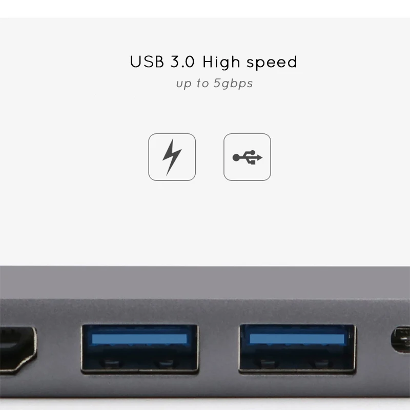  Type C USB C Hub USB to Gigabit Ethernet Rj45 1000M Lan HDMI USB Adapter for Macbook Pro Thunderbol