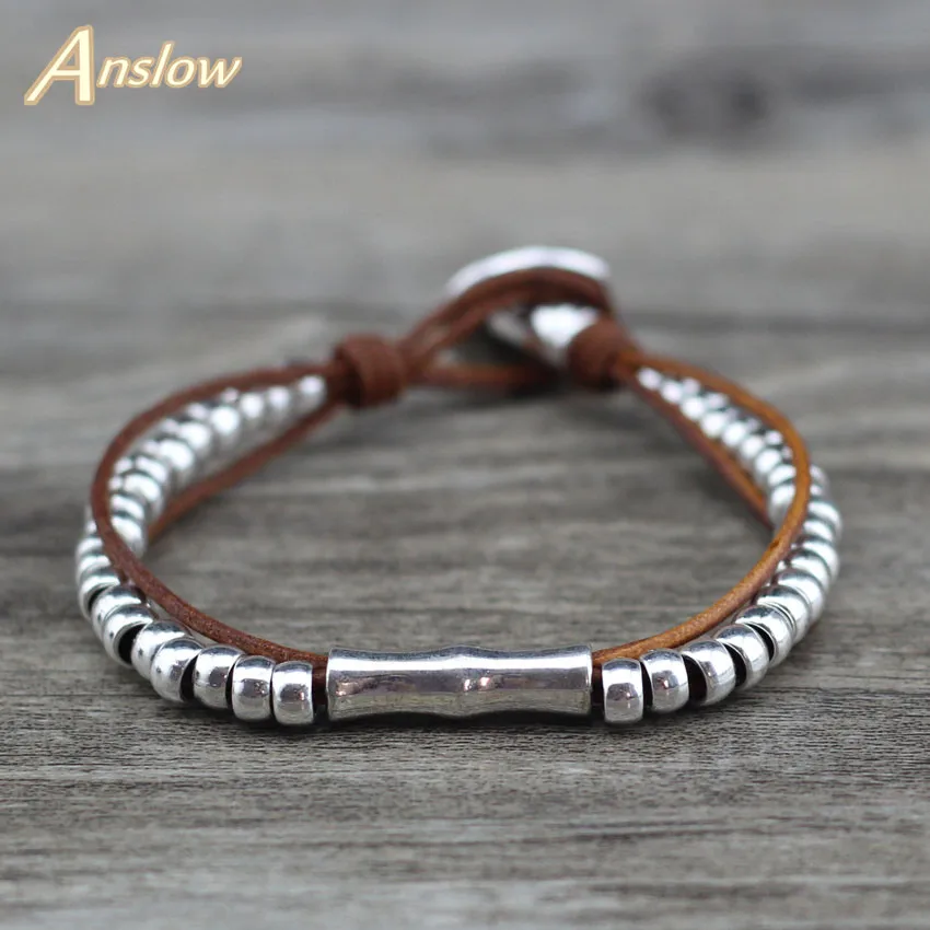 

Anslow Brand Top Quality Fashion Jewelry New Arrivals Design Vintage Simple Bracelets For Lady Female Men Unisex LOW0716LB