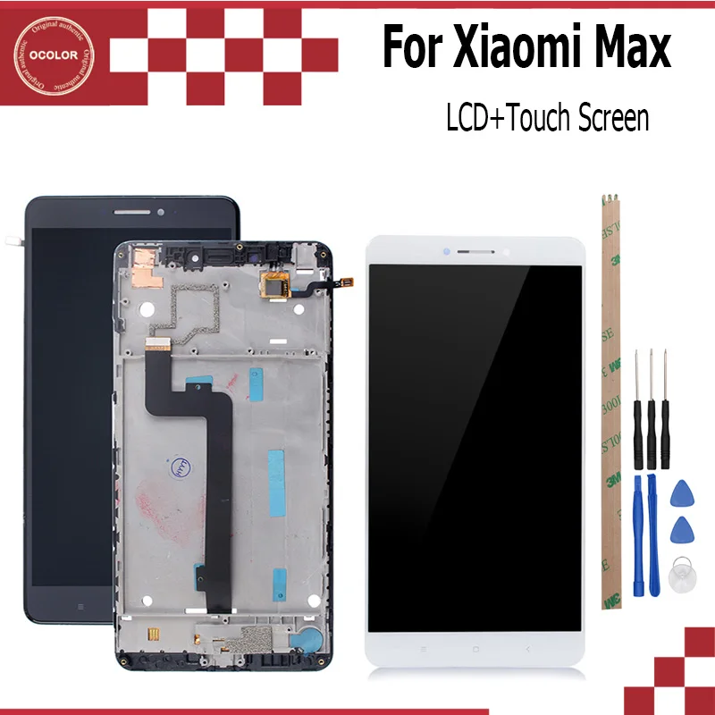 Ocolor 1920X1080 FHD для Xiaomi Mi Max ЖК-дисплей + сенсорный экран с рамкой ремонтная деталь 6 44