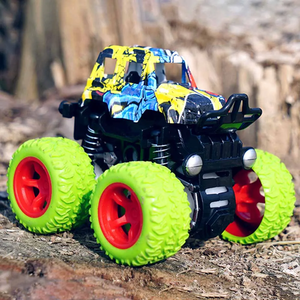 

1pcs Model Gift Toy Random color High Simulation Graffiti Alloy Model Car 1:36 Auto Four-wheel Drive Suv Car Toy