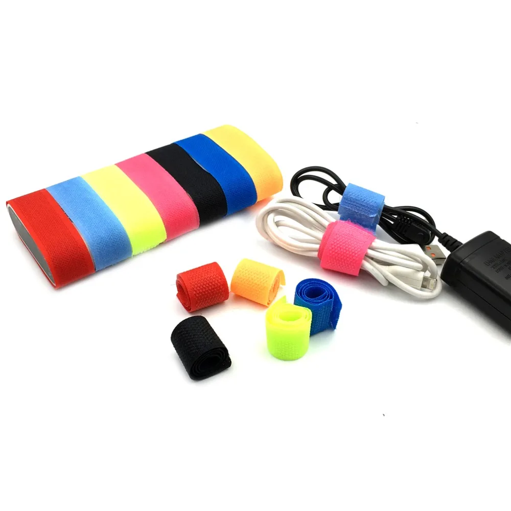 

7X2pcs/color Colorful Cable Ties Nylon Strap Power Wire Management Marker Straps Free Shipping