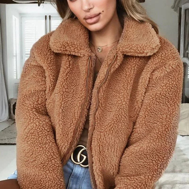 Teddy coat women11