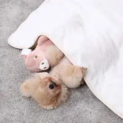 Домашние собаки кошка, игрушки для сна с собаками свинья плюшевые мягкие игрушки Fuzzy свинья подушка мягкая для щенка жевательная игрушка