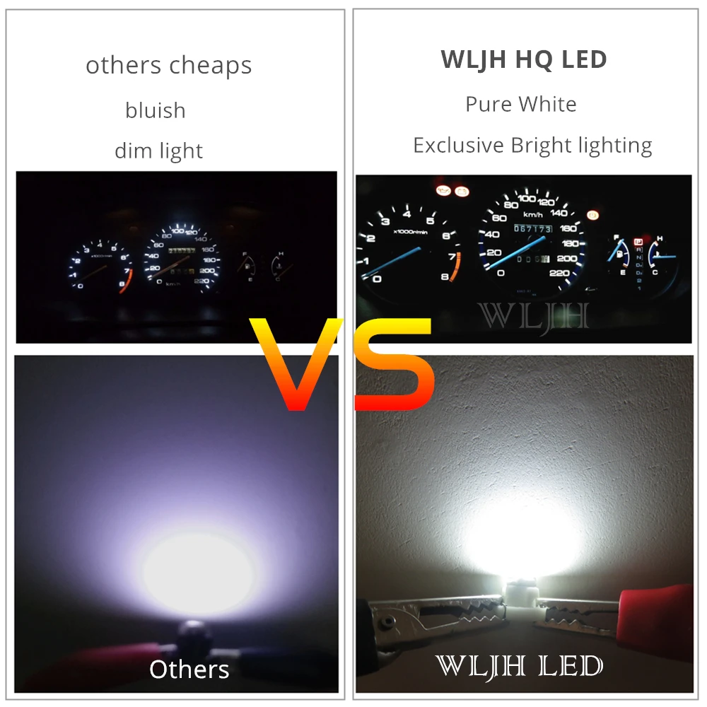 Сменные клиновые Поворотные лампы WLJH 5x светодиодсветильник освещение
