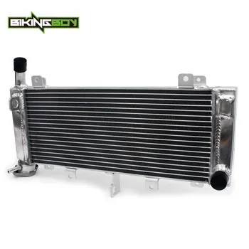 

BIKINGBOY for Kawasaki Z 650 2017 2018 Z650 ABS 17 Radiator Engine Cooling Polished Motorcycle Water Cooler 26mm Aluminium Core