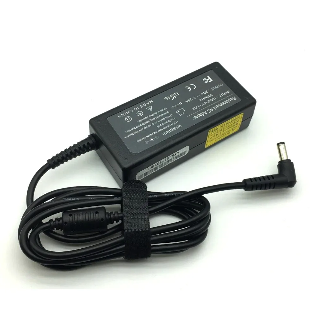 

Laptop AC Adapter For LS 20V 3.25A 5.5*2.5 For FUJITSU Averatec 3220 AV3100 ADVENT 1115C Notebook Power Supply Charger