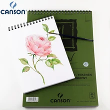 16 k Canson XL Рисование Dessin бумага спиральный мультимедийный коврик для рисования карандаш пастельный уголь и ручка 160 г 40 листов художественная книга