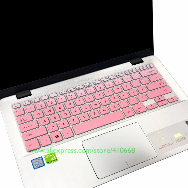 

14 inch laptop Keyboard Cover protector For Asus A410 S410UA S410UN S410U S4000 X407MA X407m X407MA X407UA X407UF PU404 X407