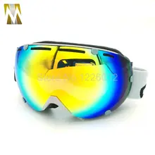 Лыжные очки для мотокросса uv400 мотоциклетные очки двойные линзы анти-туман маска для сноубординга UV400 Катание на коньках Лыжный Спорт Скейт
