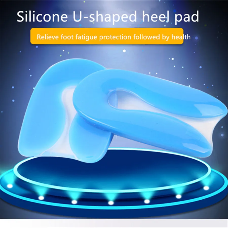 LUCYLEYTE U-фасонному каблуку для pad Подпяточник с силиконовым покрытием стелька мягкая и удобная обувь амортизация