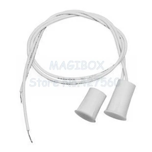 Embedded NC model Door Magnetic sensor switch ABS shell doors windows Cabinet access control door and window sensor door sensor door and window detector