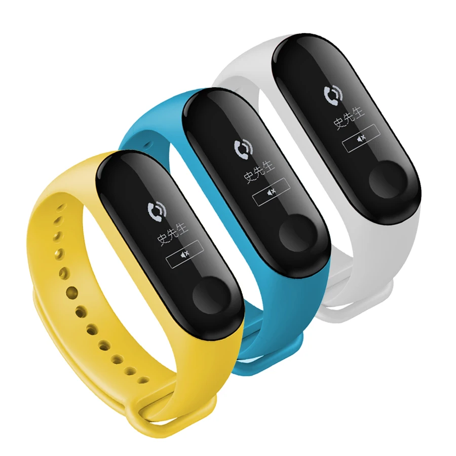 В наличии Браслет Для Xiaomi Miband 4 Mi Band спортивный ремешок часы силиконовый для