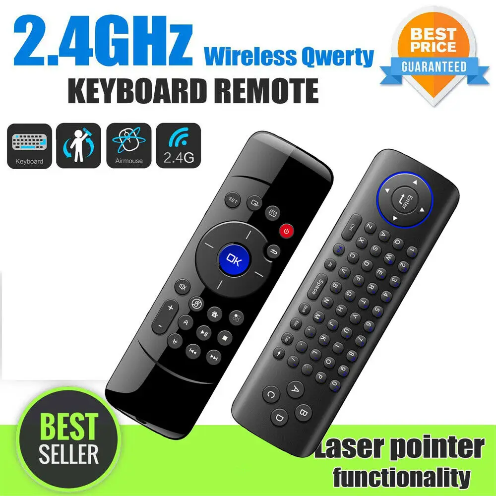 

2.4G Wireless Portable Remote Control Keyboard Air Mouse For KODI Android and IOS TV Box MXQ M8S