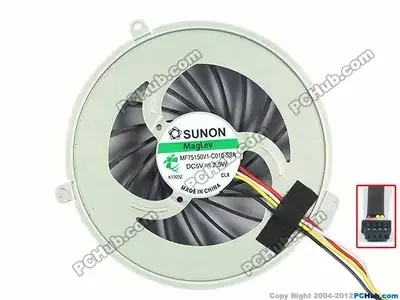 CPU cooling cooler FAN for HP OMNI AIO 120-1132 120 OMNI 12 CPU cooling fan 658909-001 MF75150V1-C010-S9A  AB1305HX-PDB WJ7