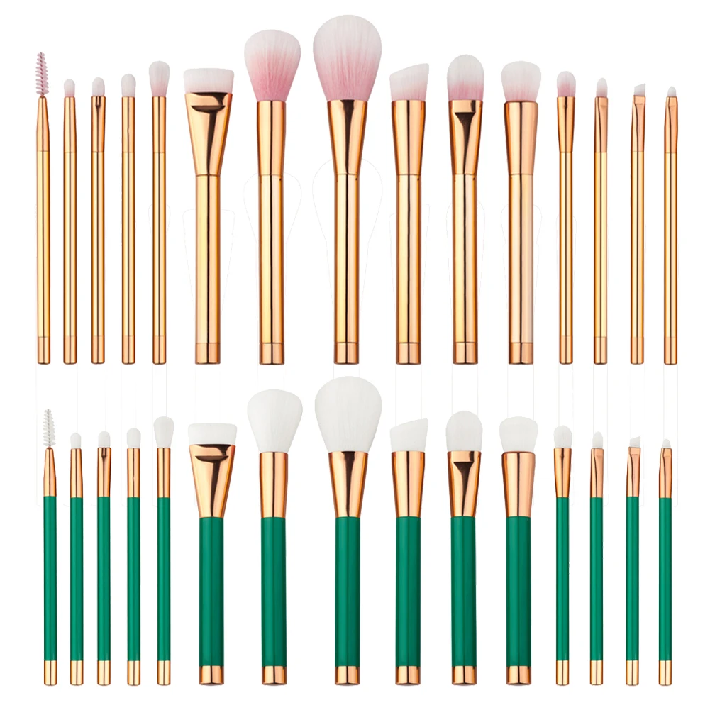 T2N2 New Professional 15Pcs Eye Makeup Brushes Set Eyeshadow Eyeliner Lip Cosmetic Powder Concealer Blush Brush