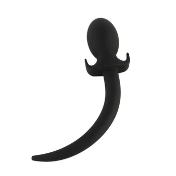Silicone Dog Tail Anal Plug Toys For Adults Slave Women Men Gay Sex Games G-spot Butt Plug Bdsm Sexy Erotic Toy Products Tail 4