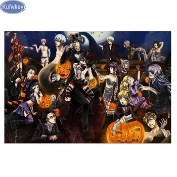 

Full square Diamond 5D DIY Diamond Painting"Halloween anime"3d Embroidery Cross Stitch Rhinestone Mosaic Painting wedding decor