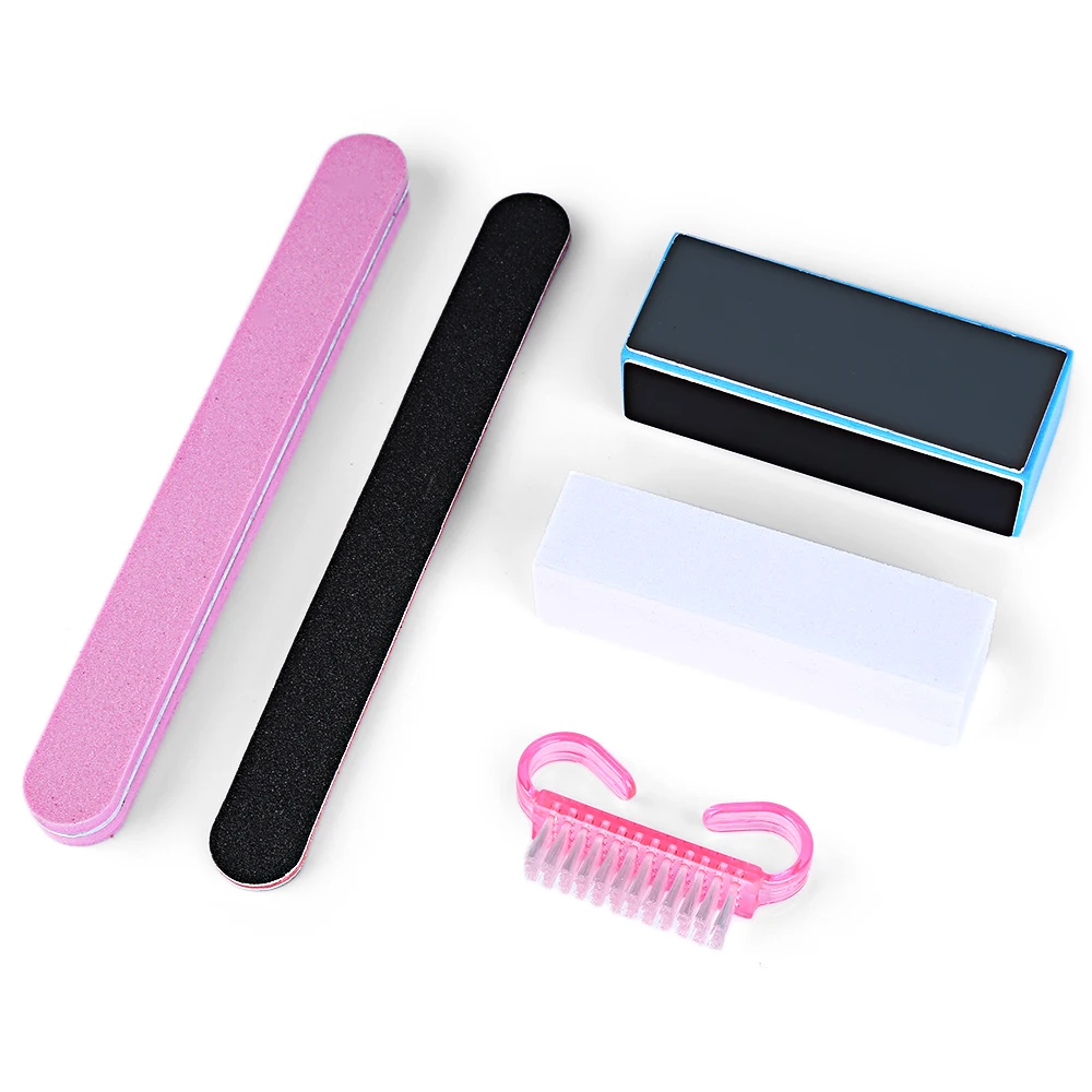 Buy 5 Pcs/Set Nail Art File Buffer Block Pedicure