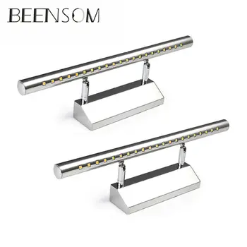

Modern Bathroom LED Mirror Light AC110-240V SMD 5050 3W 5W 7W Indoor Aluminum Wall Lamps decoration makeup home washroom Light