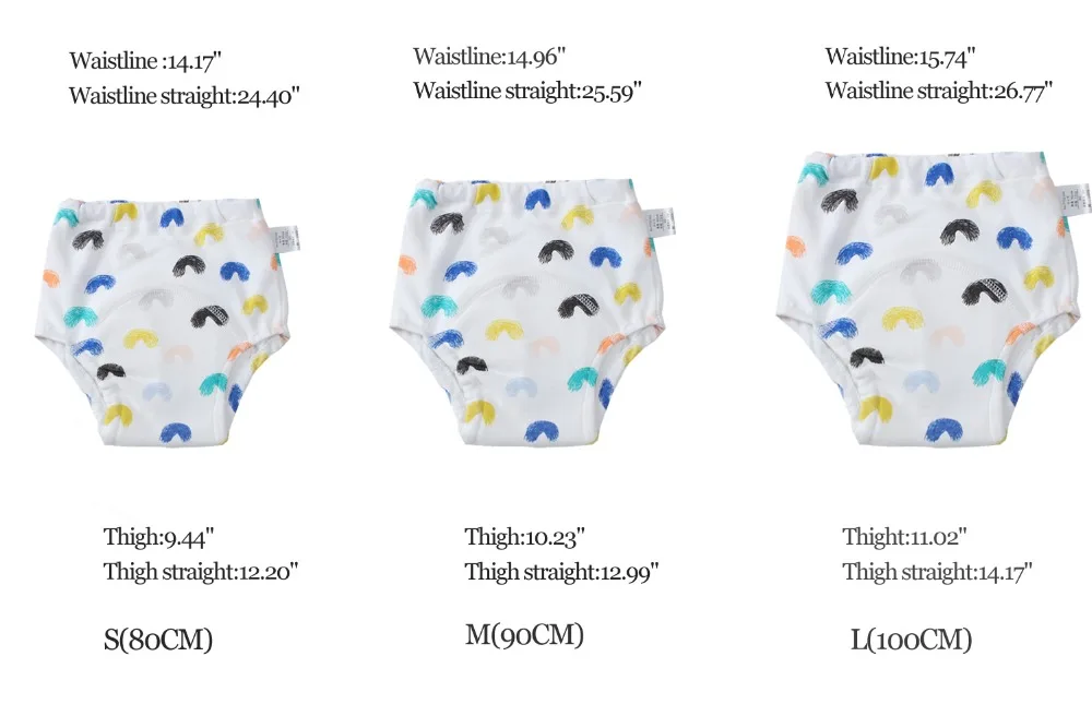 Children's Underwear 8pcs/Set Toddler Girl Boys Baby Waterproof Cotton Potty Training Pants Baby Diapers Reusable Nappies Pants