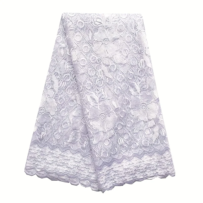 2018 high quality african tulle lace 6