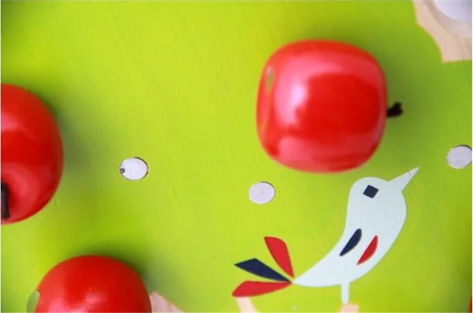 Sukitoy Wooden Montessori Educational Math Toys Magnetic Apple Tree Japan Brand For Children Boys Girls Gift Novidades Year Juguet 6 Brinquedos mat.