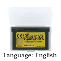 

32 Bit Video Game Cartridge Klonoa Empire of Dreams Console Card UKV Version English Language Support Drop Shipping