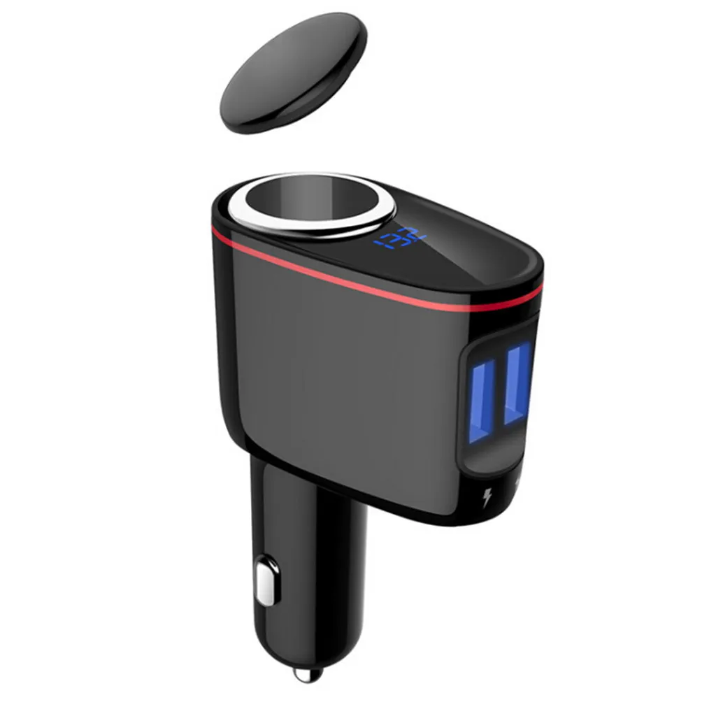 Bluetooth FM передатчик автомобилей MP3 плеер, автомобильный набор, Handsfree, зажигалка USB Мощность Адаптер для адаптера