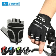 INBIKE Men Women Bike Gloves Bicycle Cycling Gloves Half Finger Gel Padded MTB Motorcycle Gloves Guantes Ciclismo Accessories