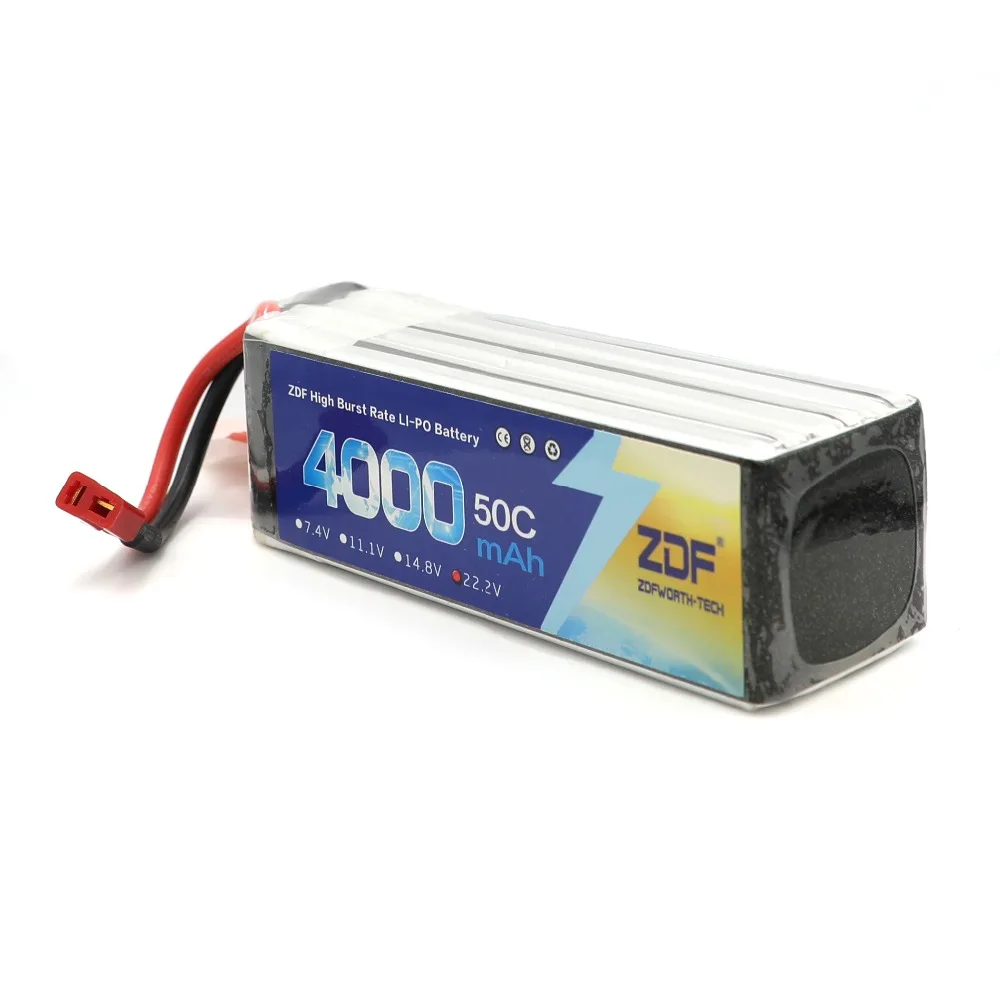 Батареи ZDF 6S 22 2 в 4000 мАч 50C max 100C RC LiPo Аккумулятор для радиоуправляемого самолета