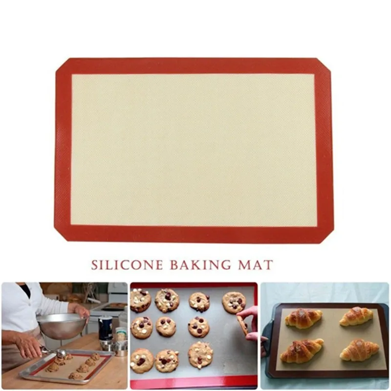 2017 New Silicone Baking Mat 42X30cm /30X21CM Non Stick Silicone Baking