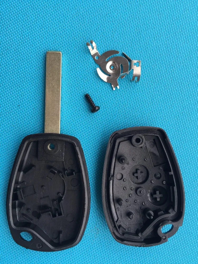 ZABEUDEIR For Renault Clio III Master Kangoo II Modus Modus Master Twingo 2 Button Remote Key case shell uncut blade no logo