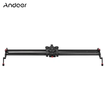 

Andoer GP-120QD 120cm/3.9ft Carbon Fiber Motorized Camera Track Slider Dolly Video Rail Support Time for DSLR ILDC Camcorder