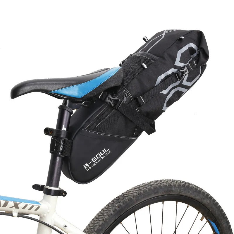 Waterproof Bicycle Seatpost Bag 12L Bicycle Bags Large Bike Saddle Seat