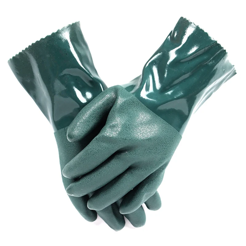 Скраб не устойчивые к скольжению перчатки антикоррозионные кислота и щелочь устойчивые Промышленные резиновые перчатки для домашней работы перчатки безопасности