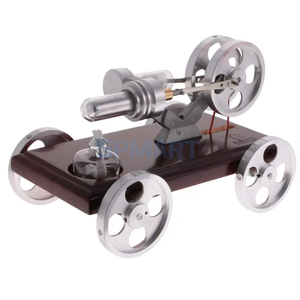 

Stirling Engine Car Model Stirling Motor Model Educational Toy Kits QX-XC-01