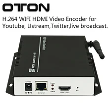 OTON T-106 H.264 WI-FI HDMI видео энкодер для IPTV, Транслируй трансляции, работает с wowza, xtream коды, youtube, hdmi кодировщик