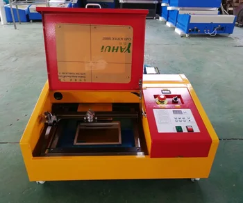 

Updated VEVOR red and yellow 40W CO2 Laser Engraver CUTTING MACHINE ENGRAVER CUTTER W/ COOLING FAN