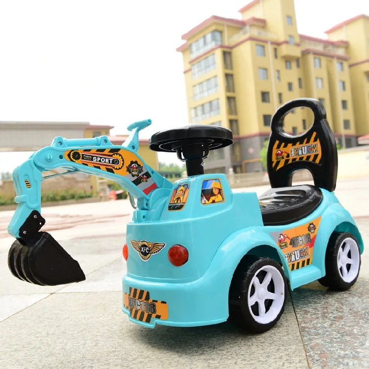 Детский Экскаватор Может кататься на экскаватор большой детский крюк машина игрушка автомобиль