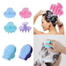 Silicone Shampoo Scalp Brush Massager Shower Body Washing Hair Massage Comb Spa Shower Brush Massage Relax for Family