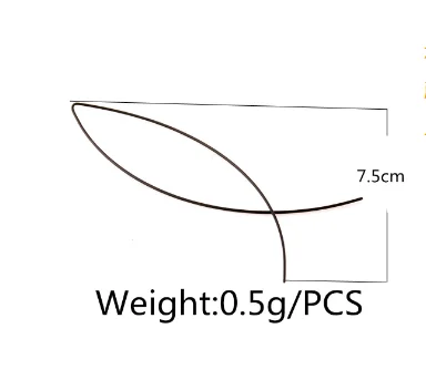 Новая мода черного цвета в стиле «панк» цвета: золотистый, Серебристый покрытием простой перекрестный длинный провод рыбы серьги в виде колец, для Для женщин серьги, Ювелирное Украшение подарок для девочки