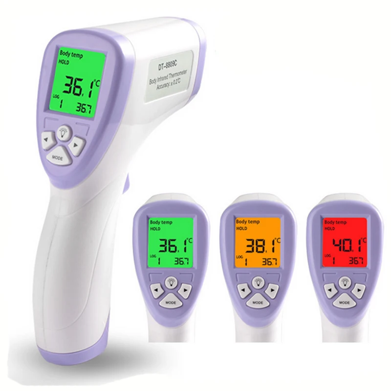 

New Baby Termometro Digital IR LCD Infrared Dual Mode Forehead and Adult Body Thermometer Measurement with LCD