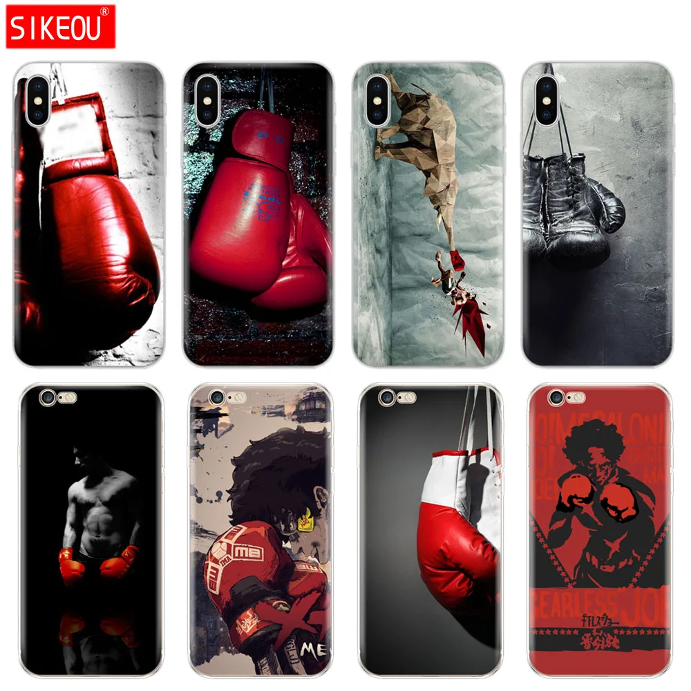 Custodia In Silicone Per Iphone 6X8 7 6S 5 5S Se 2020 Plus 10 Xr Xs 11 Pro Max Custodia Muay Thai Fight Boxing