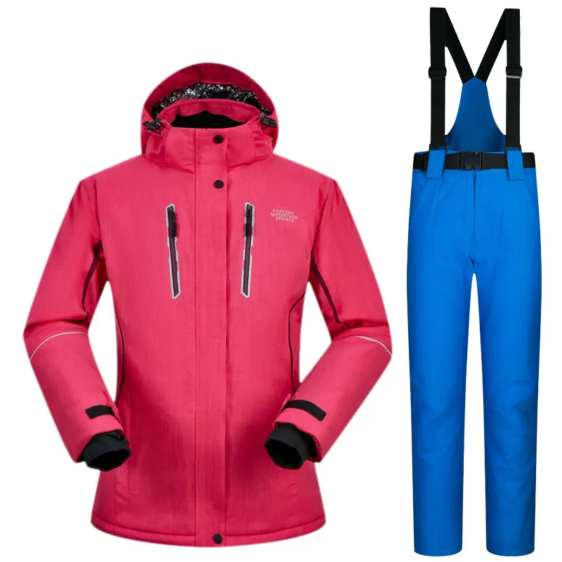 Высокое качество, водонепроницаемый лыжный костюм для женщин, зимняя спортивная одежда, женская одежда для сноуборда, куртка, Лыжный спорт, зимние брюки, одежда для лыж