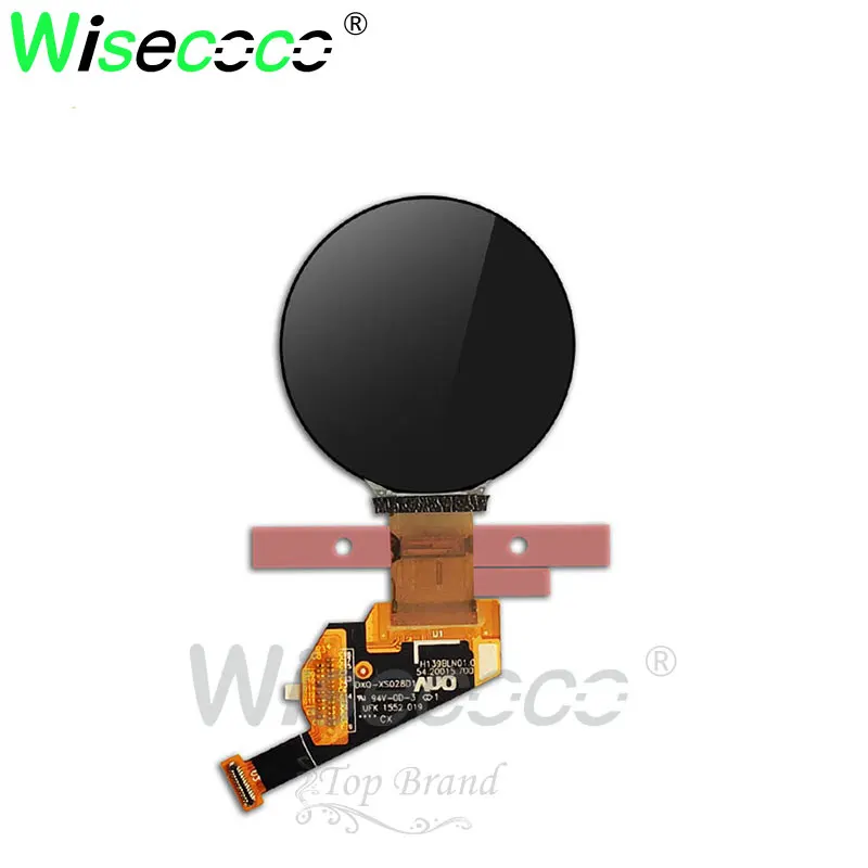 Wisecoco настоящий AMOLED дисплей 1 39 &quotдюймовый круглый Круглый OLED ЖК модуль экран 400*400