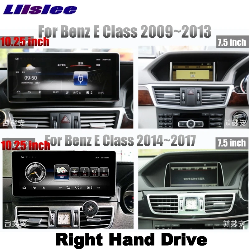 Excellent LiisLee Car Multimedia Player NAVI For Mercedes Benz MB E C207 A207 RHD 2009~2017 Coupe Right Hand Drive Radio GPS Navigation 2