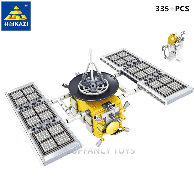 Aviation Technic Building Blocks Sets Outer Spaceship Satellite Spacecraft Model Compatible LegoINGLs Bricks Toys For Children